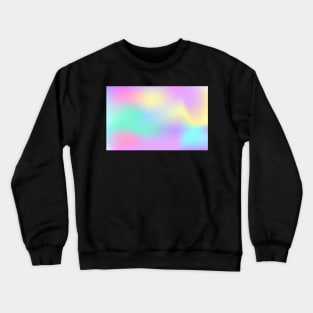 Holographic Color Crewneck Sweatshirt